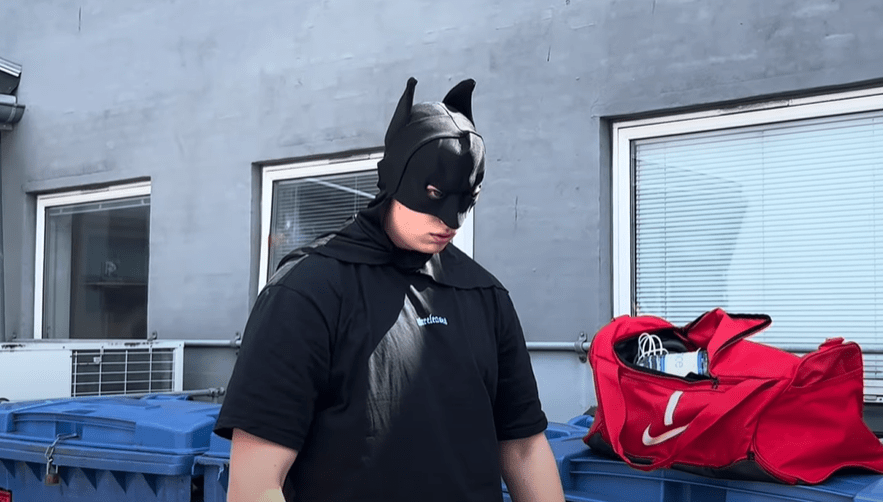 Regin Stergakis's Ultimate Batman inspired Workout costume