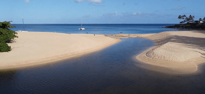 4K  North Shore Hawaii from Above
