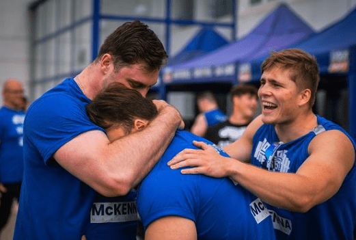 Bertram Pade Pagaard, Nikolai Vaabengaard Olsen and Regin Stergakis- Strongest Man Competition, 2023