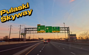 Pulaski Skyway | New Jersey | A view of Midtown and Downtown Manhattan
